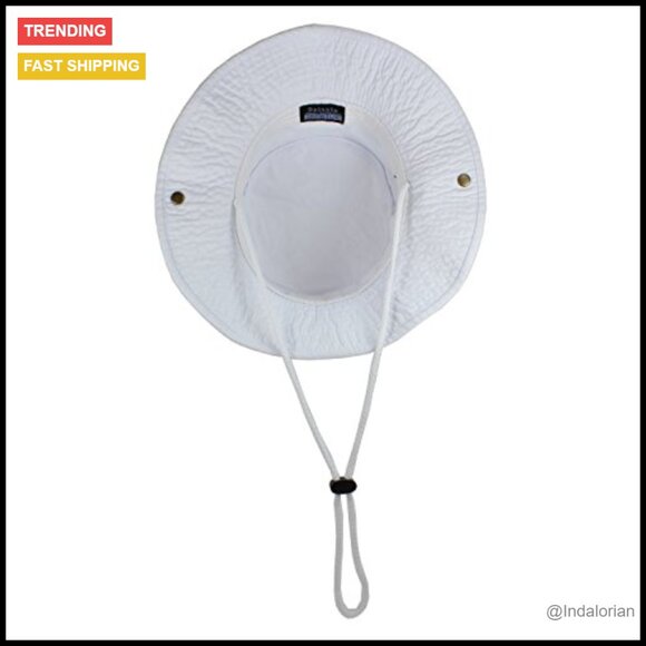 Cotton Adjustable Bucket Safari Boonie Sun Hat Stone Washed Y2K Retro Chic - Picture 5 of 6